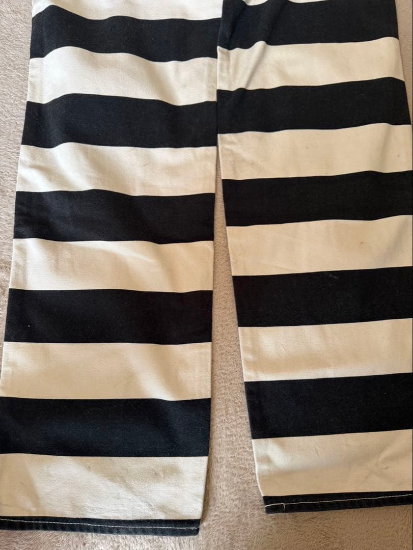 vansonバンソンボーダー⭐︎ワークパンツ⭐︎囚人パンツ⭐︎30インチ