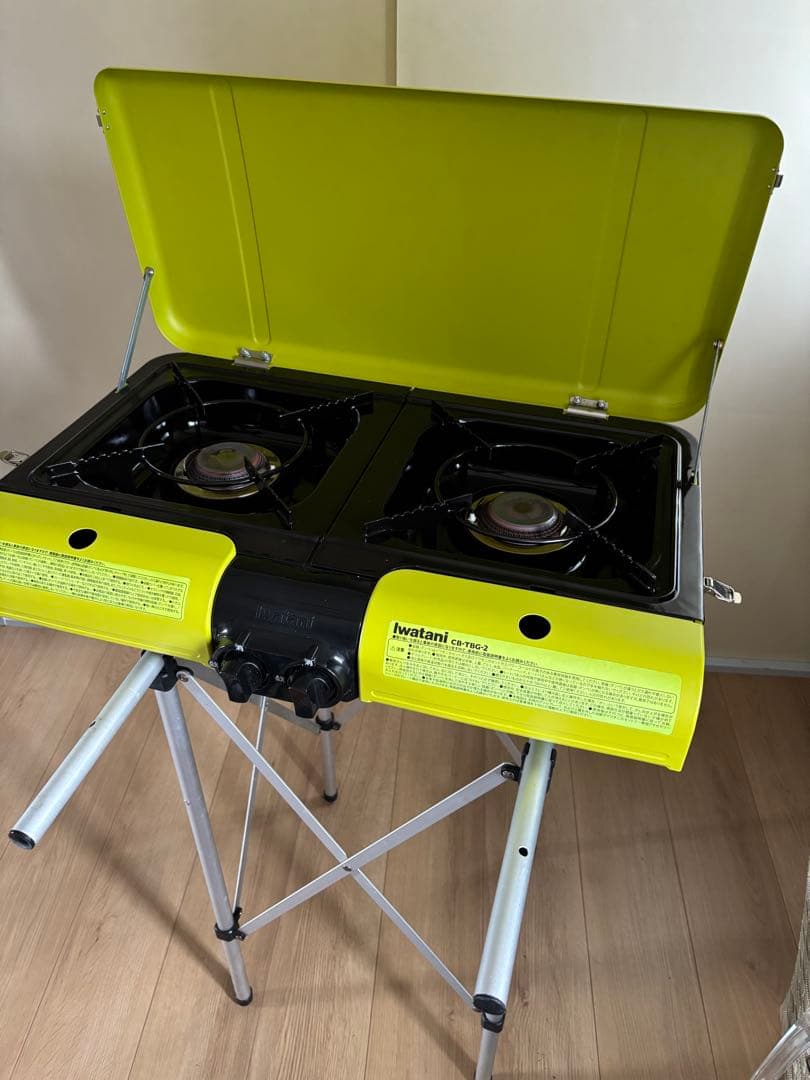 iwatani カセットコンロ 2バーナー