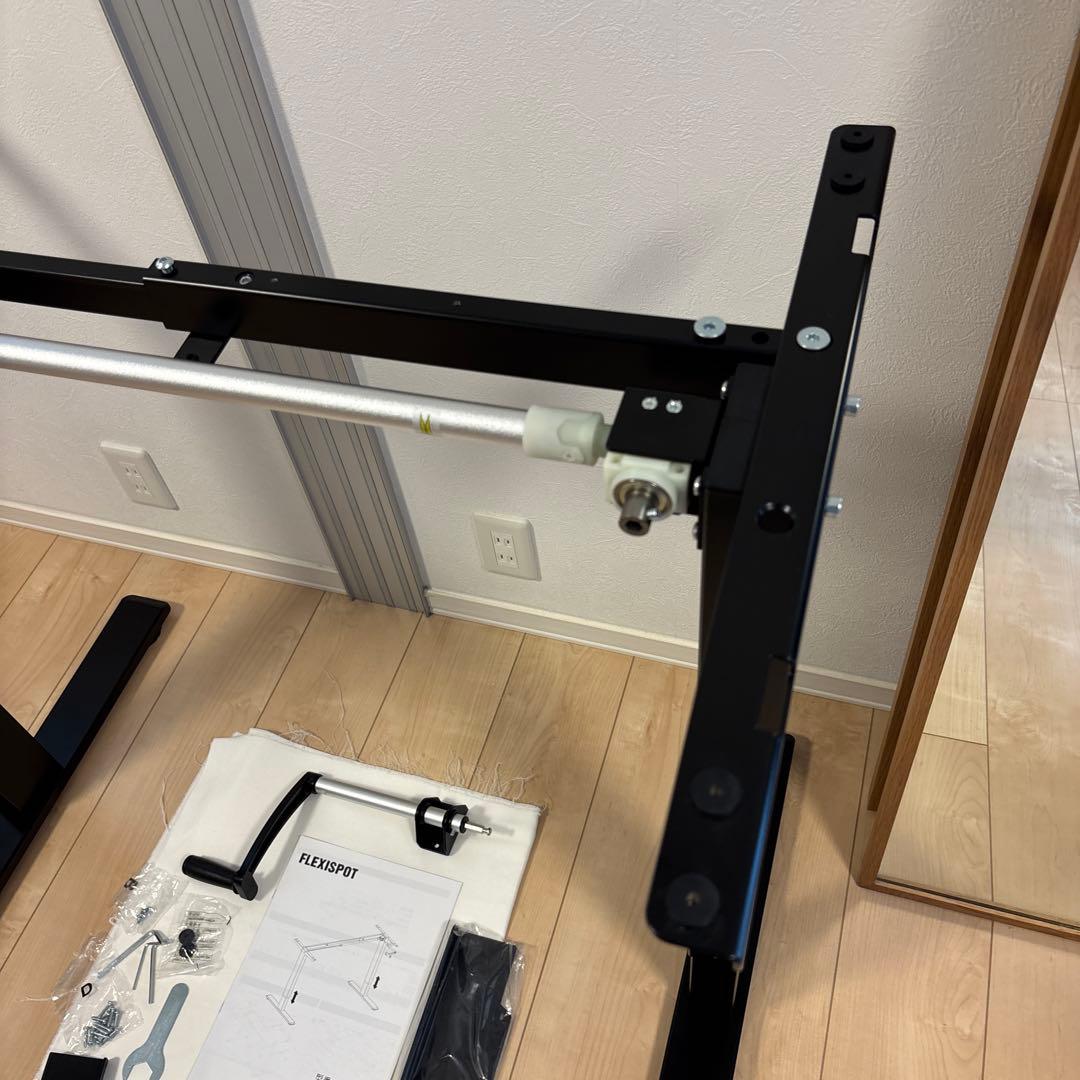 FLEXISPOT 昇降デスク　手動タイプ　脚のみ