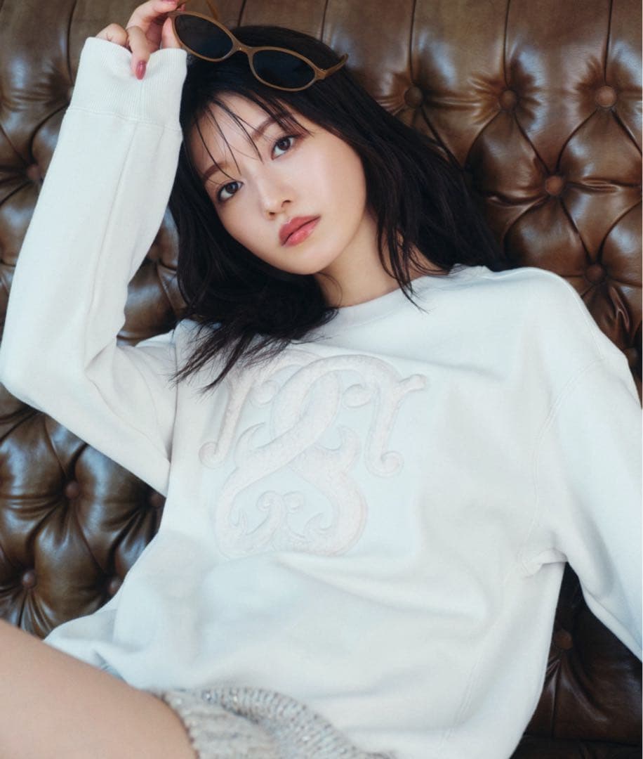 snidel/【WEB限定/ボアコレクション】ボアロゴスウェット