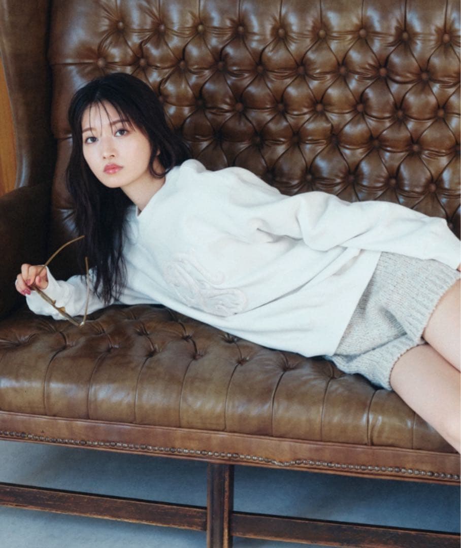 snidel/【WEB限定/ボアコレクション】ボアロゴスウェット