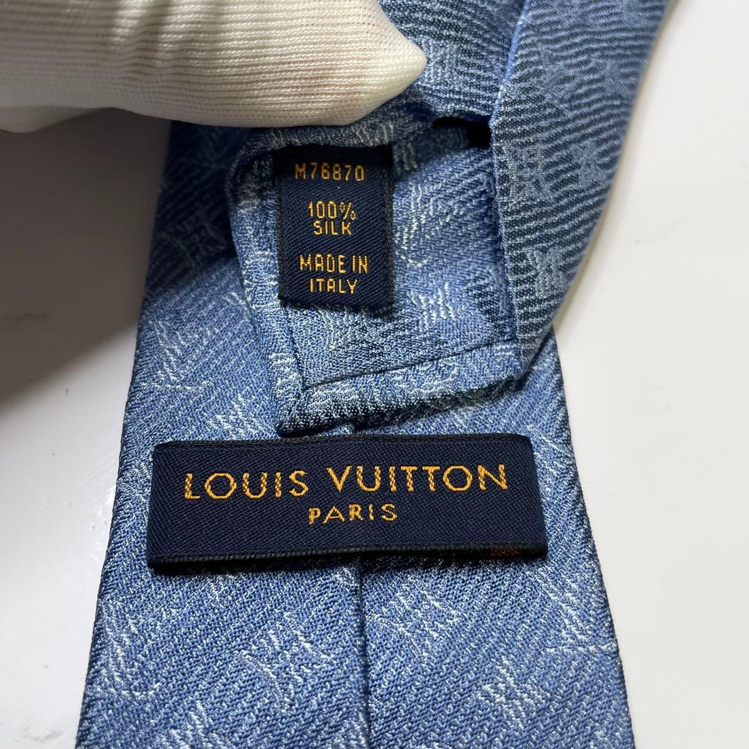 ✨極美品✨LOUIS VUITTON 最新モデル 細身M76870 クラヴァット