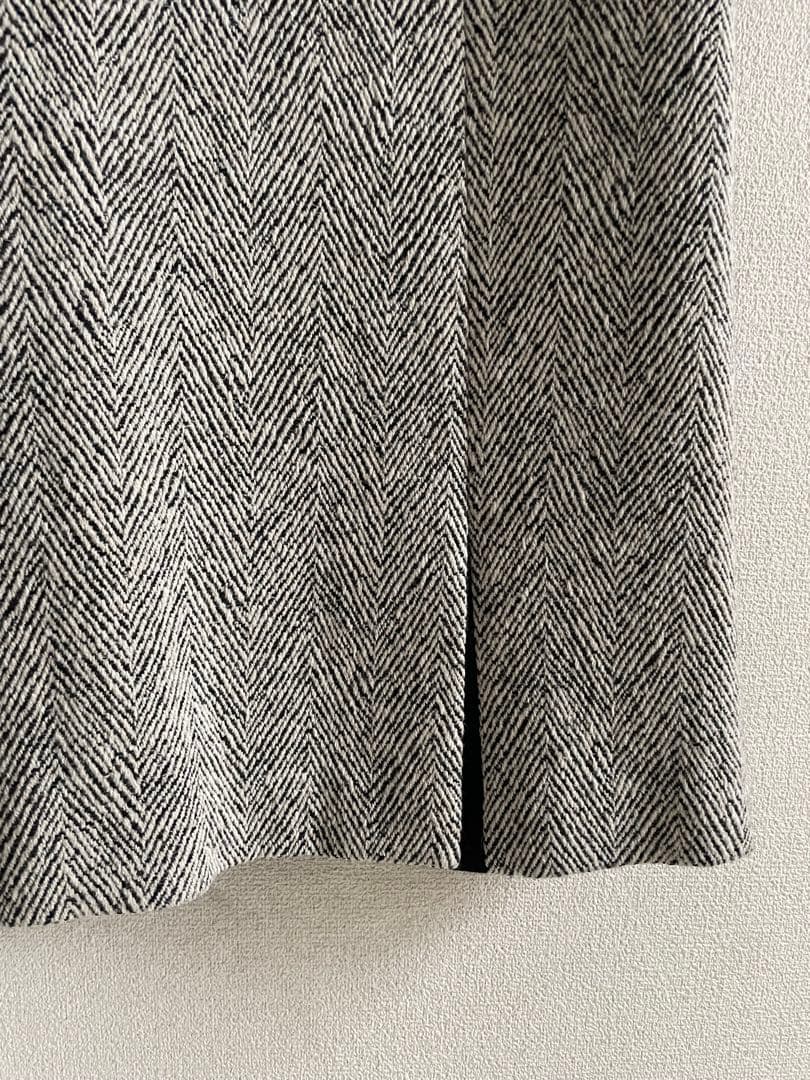 美品！ADORE クラシックヘリンボーンジャンスカ ワンピース クリーニング済