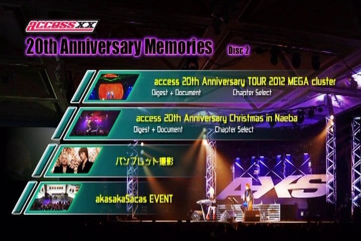 access 20th Anniversary DVD★浅倉大介 貴水博之