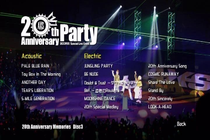 access 20th Anniversary DVD★浅倉大介 貴水博之