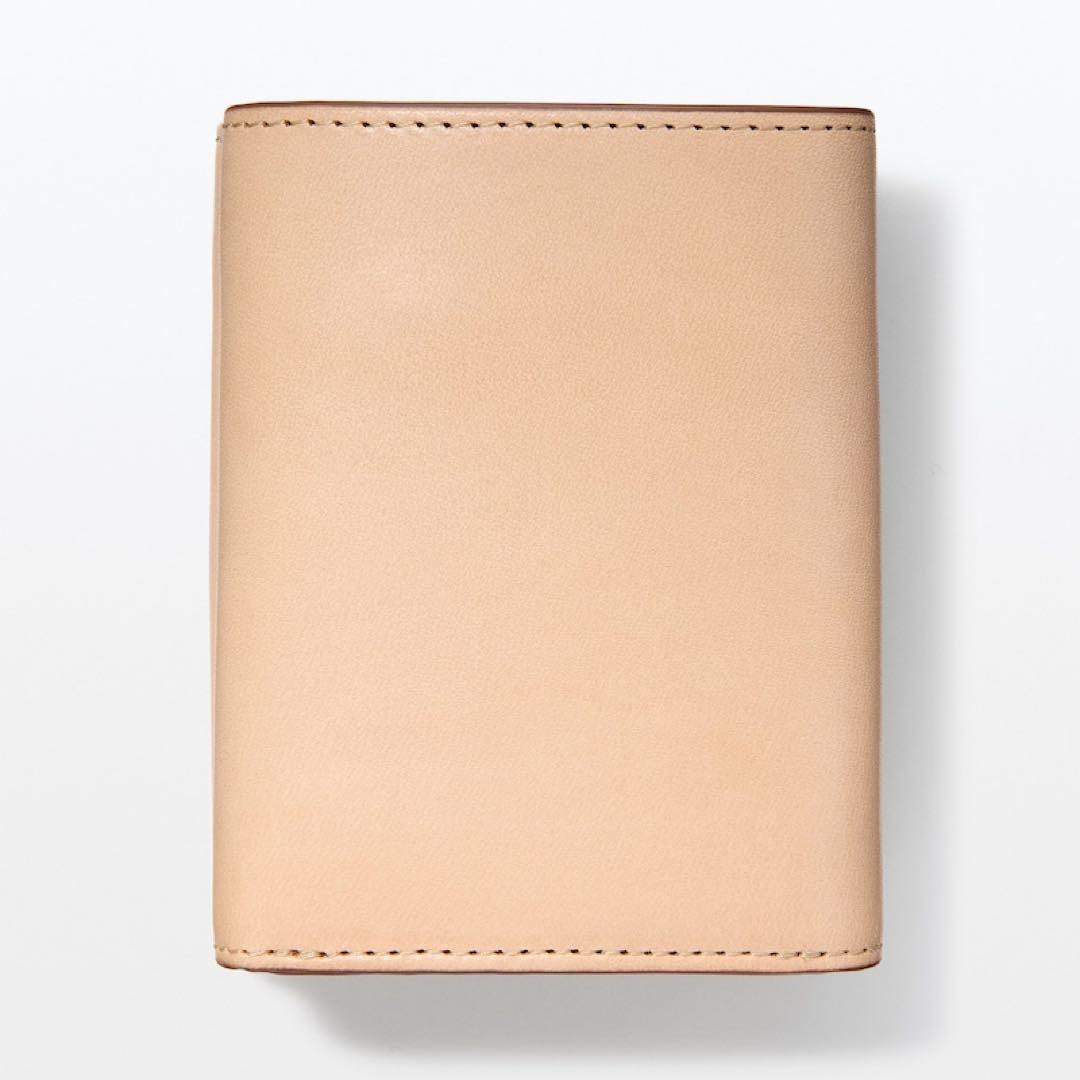 新品★無印良品★イタリア産ヌメ革　三つ折り財布 ★★