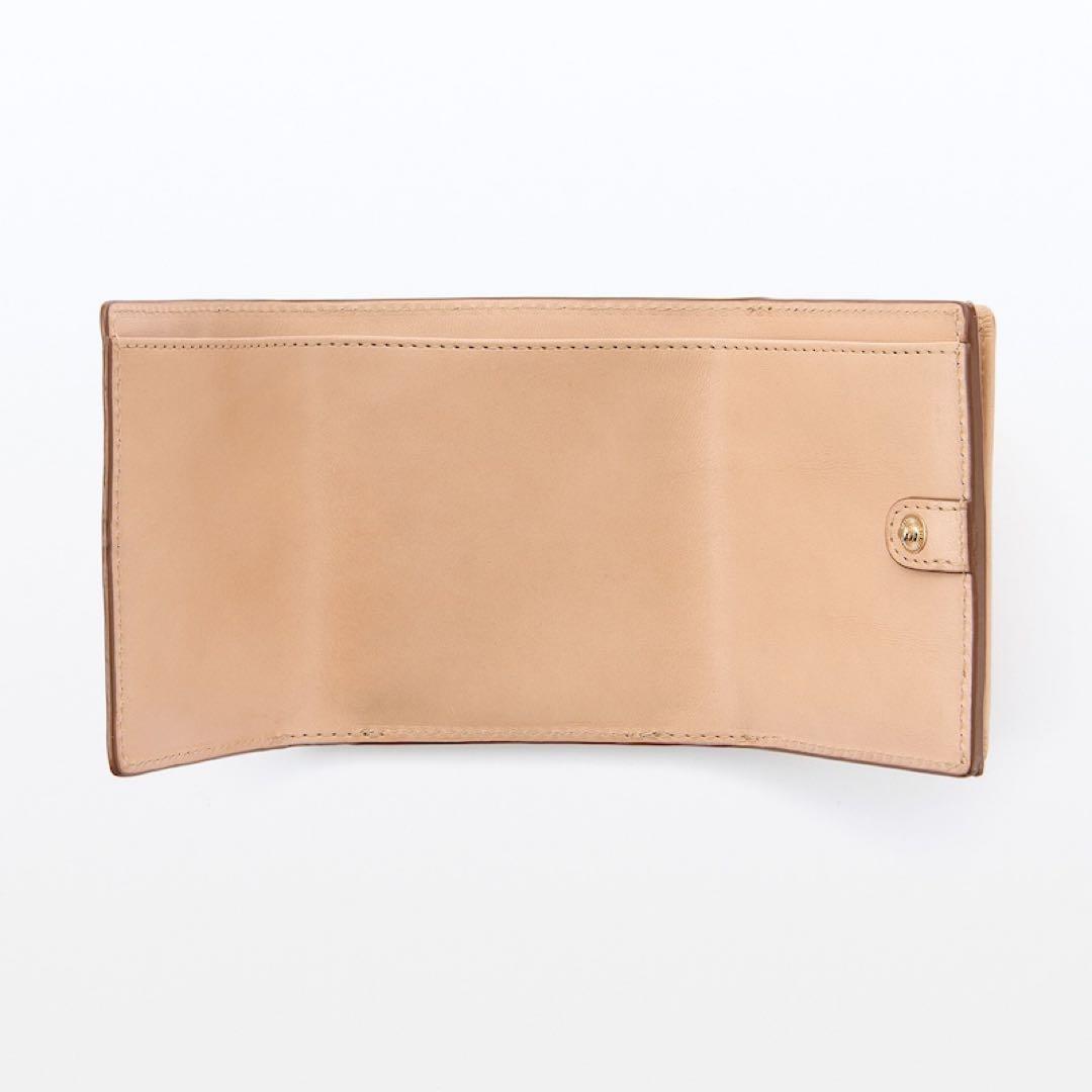 新品★無印良品★イタリア産ヌメ革　三つ折り財布 ★★