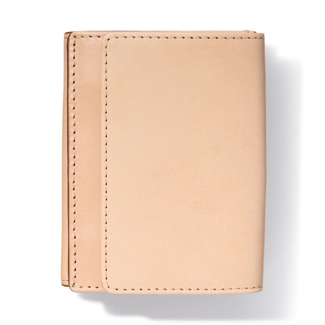 新品★無印良品★イタリア産ヌメ革　三つ折り財布 ★★