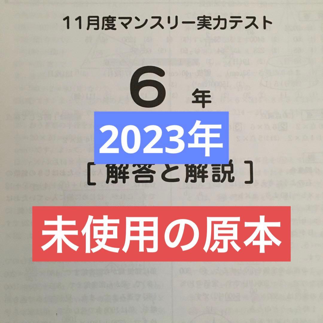 サピックス　2023年　11月度マンスリー実力テスト　未使用！