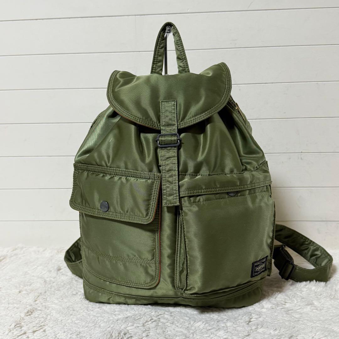 ⭐️未使用級⭐️　PORTER　TANKER　バックパック　カーキ　廃盤　リュック