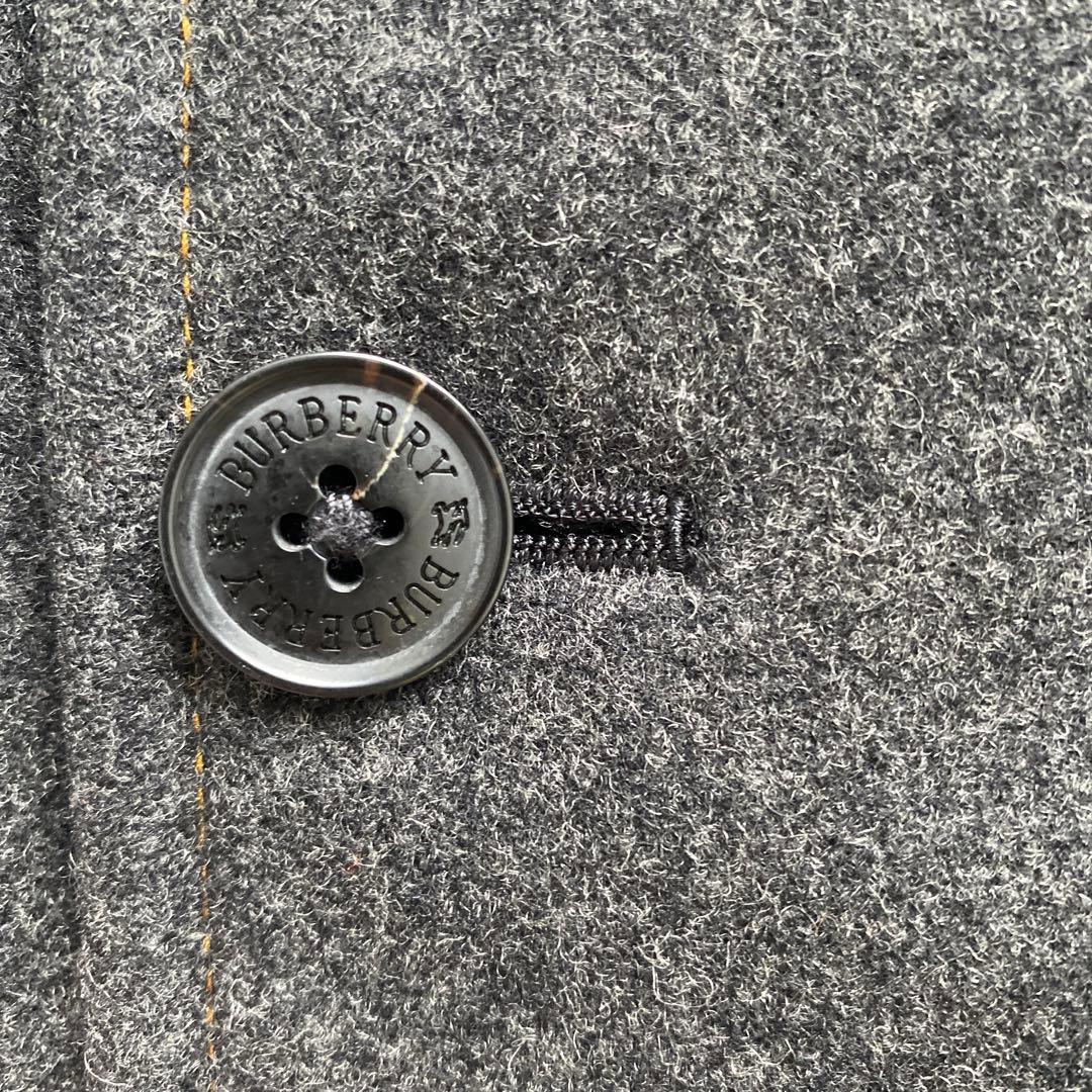 【極美品】BURBERRY BLACK LABELピーコート　グレー　M