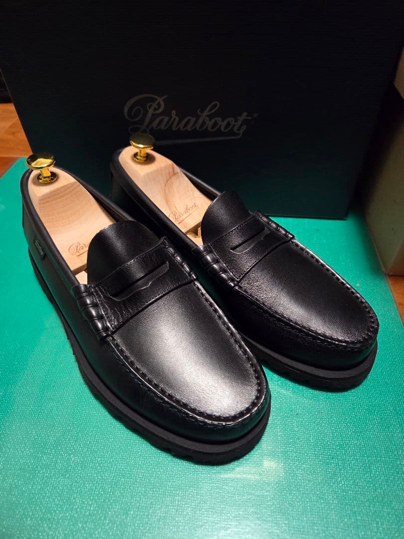 【未使用に近い】PARABOOT　パラブーツ　コローレイド　ブラック　6.5