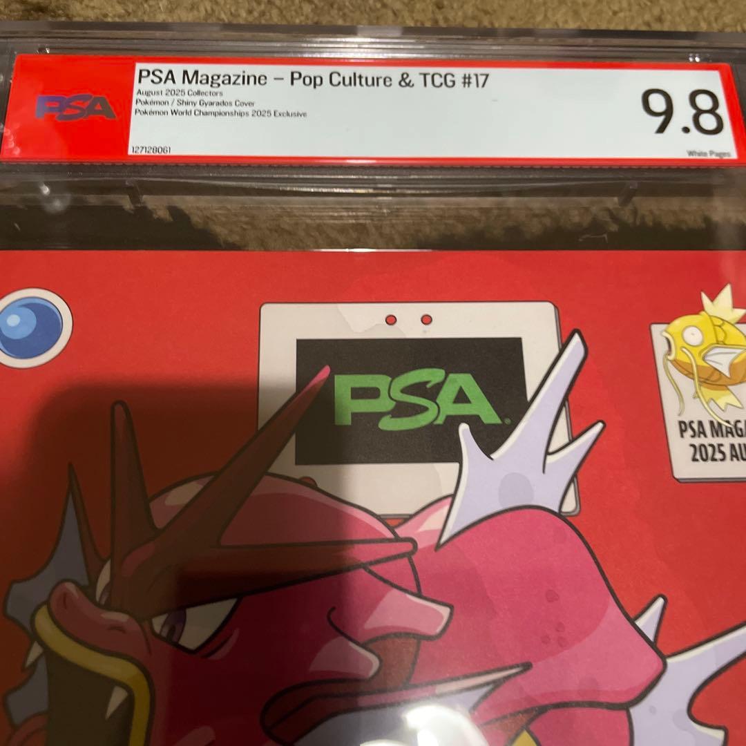 PSA9.8 赤いギャラドス PSA マガジン ポケモン 色違い 高得点 BGS