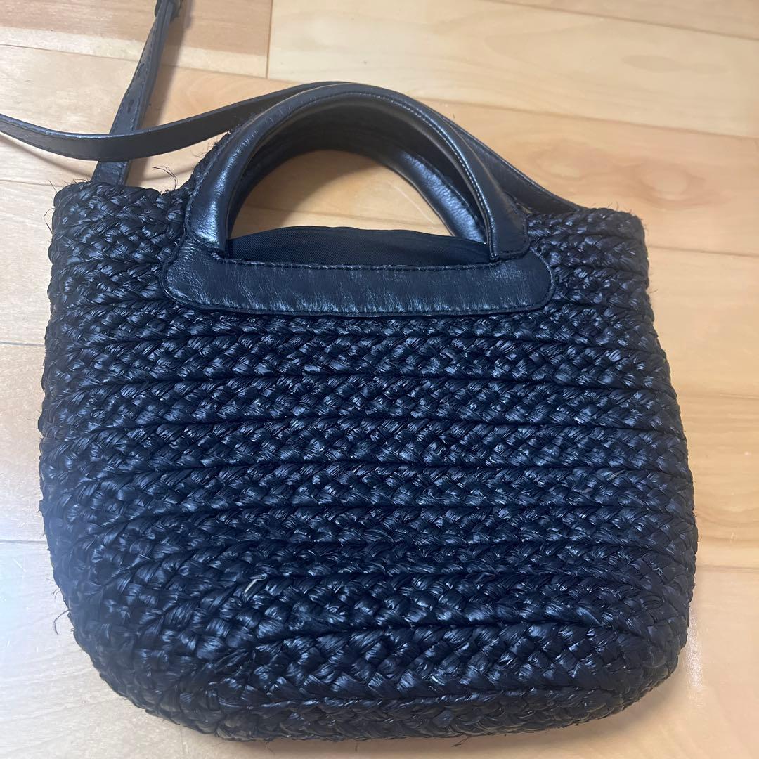 ヘレンカミンスキー　かごバック黒　2ウェイ