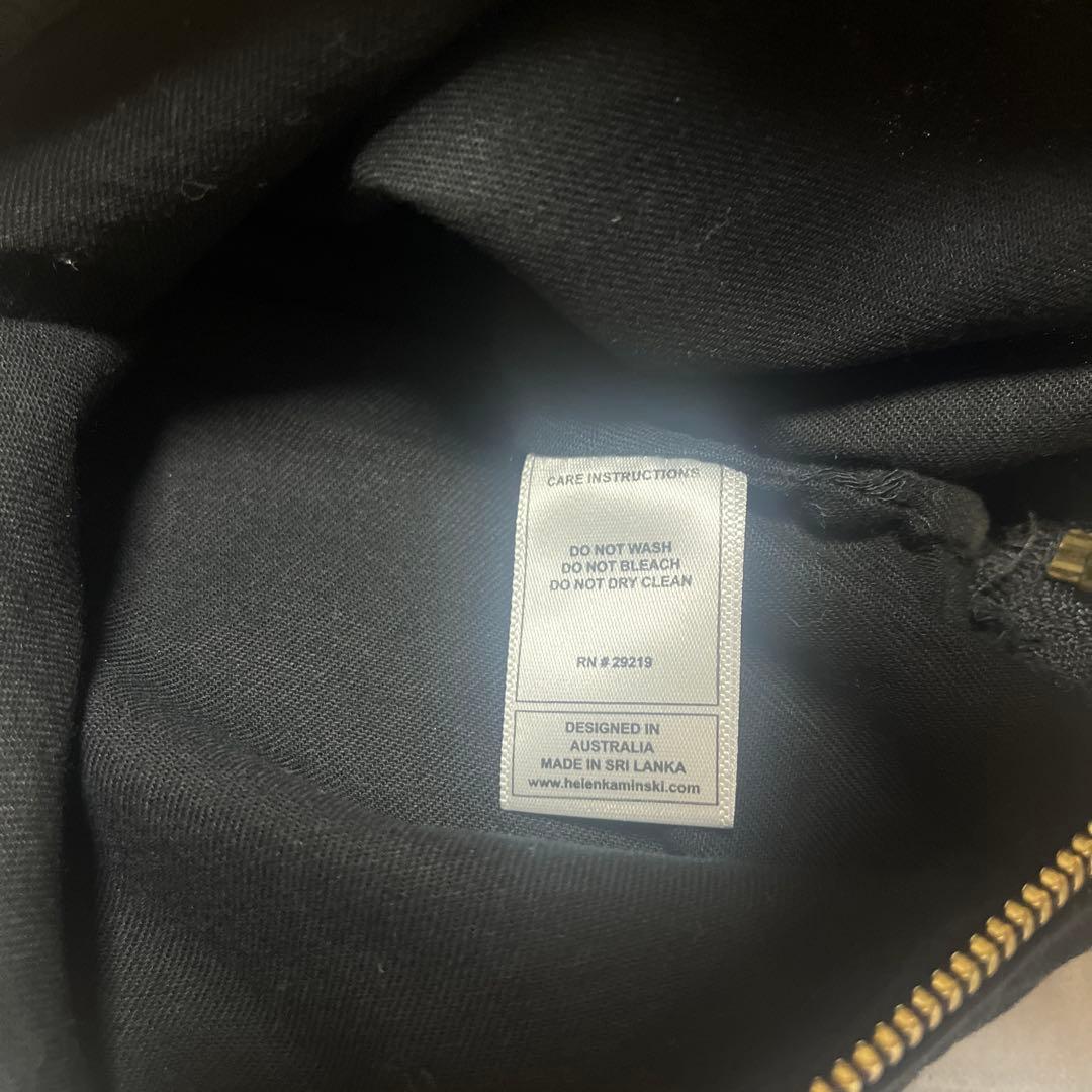ヘレンカミンスキー　かごバック黒　2ウェイ