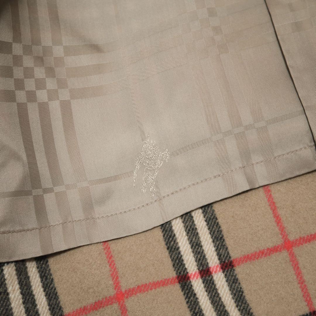 最高級品 カシミヤ ヴィンテージ バーバリー ロングコート ダブルフェイス