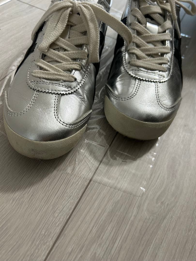 美品 オニツカタイガー MEXICO 66 SD シルバー ブラック メキシコ