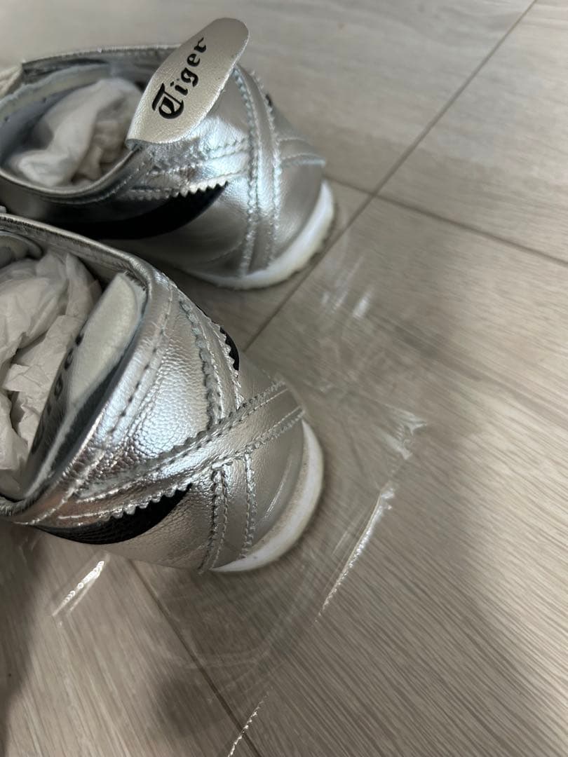 美品 オニツカタイガー MEXICO 66 SD シルバー ブラック メキシコ