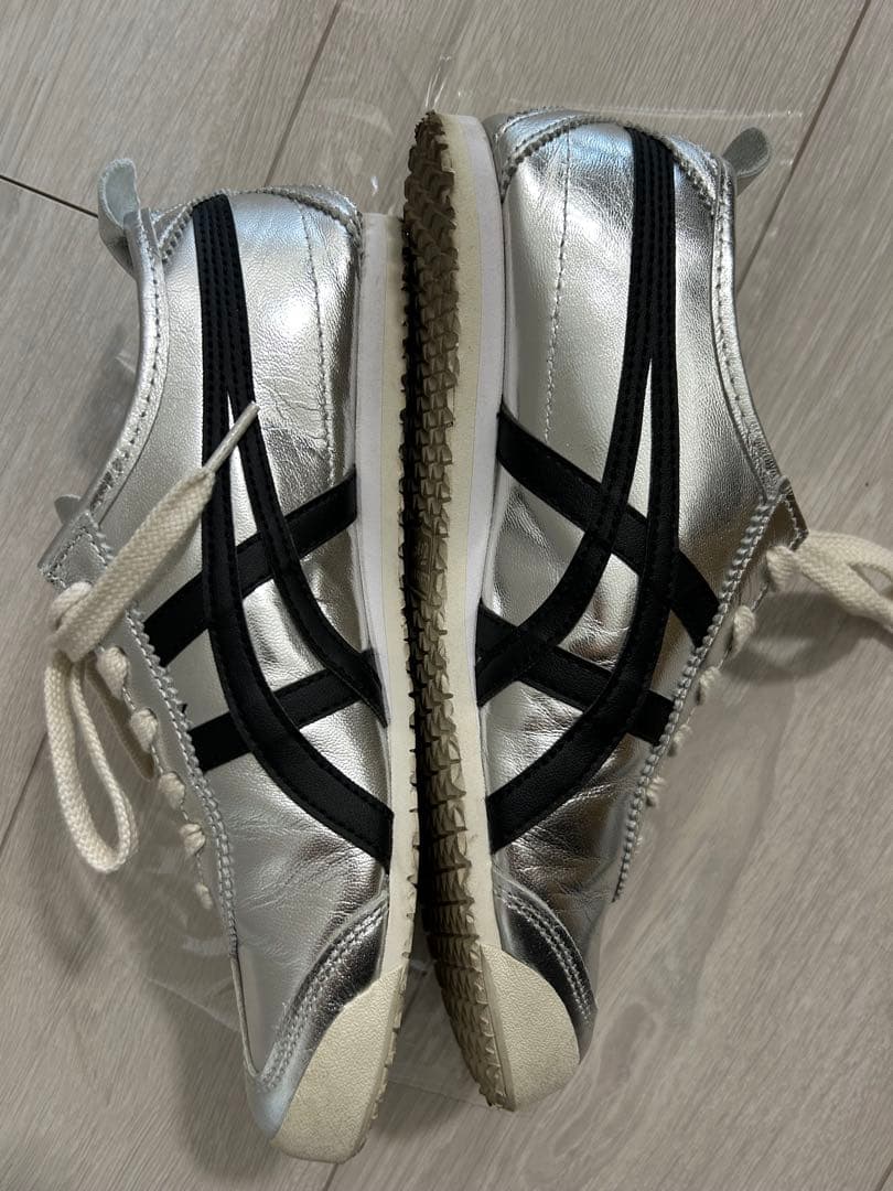 美品 オニツカタイガー MEXICO 66 SD シルバー ブラック メキシコ