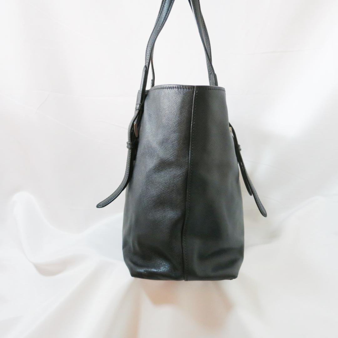 PRADA プラダ レザートートバッグ 　サフィアーノ　ブラック