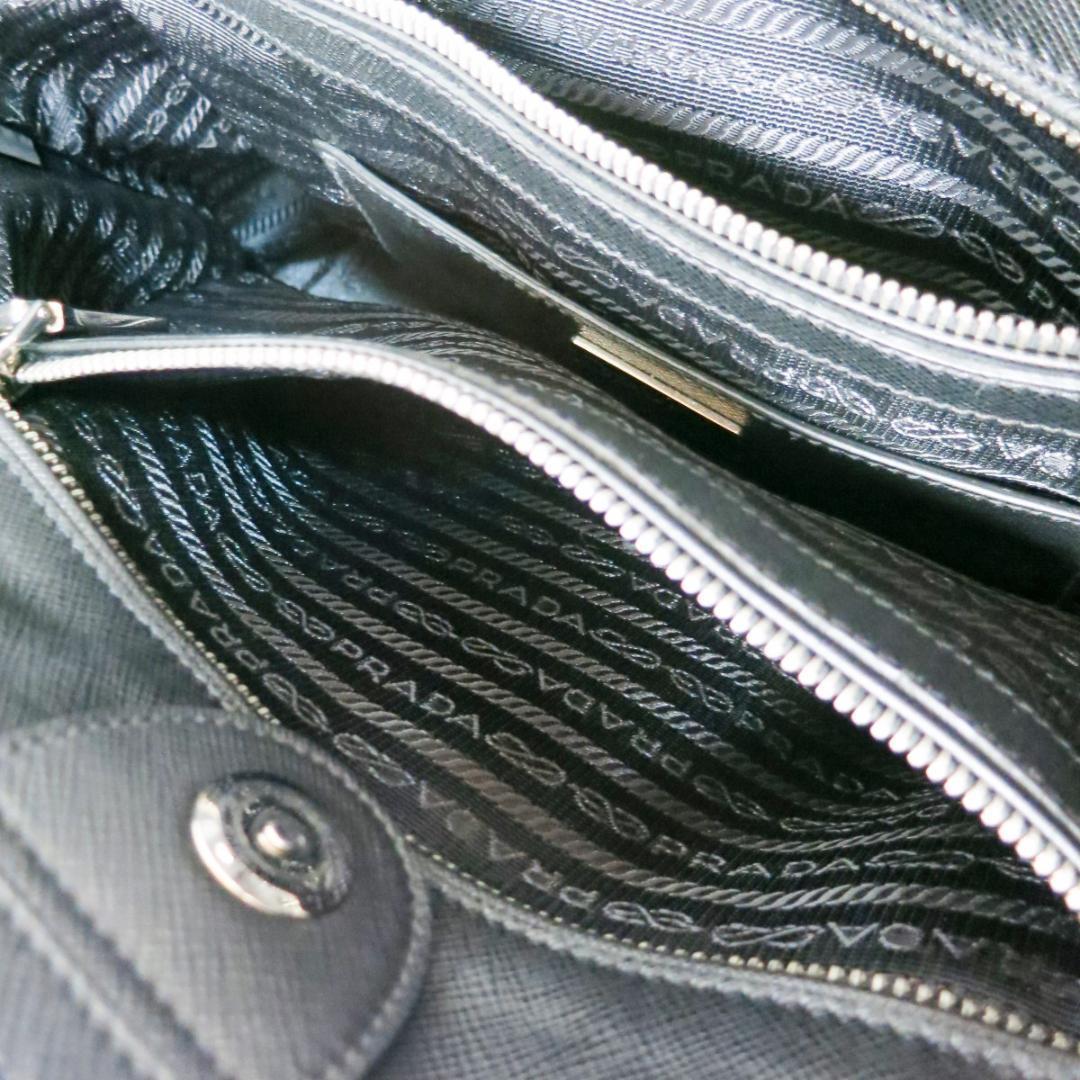 PRADA プラダ レザートートバッグ 　サフィアーノ　ブラック