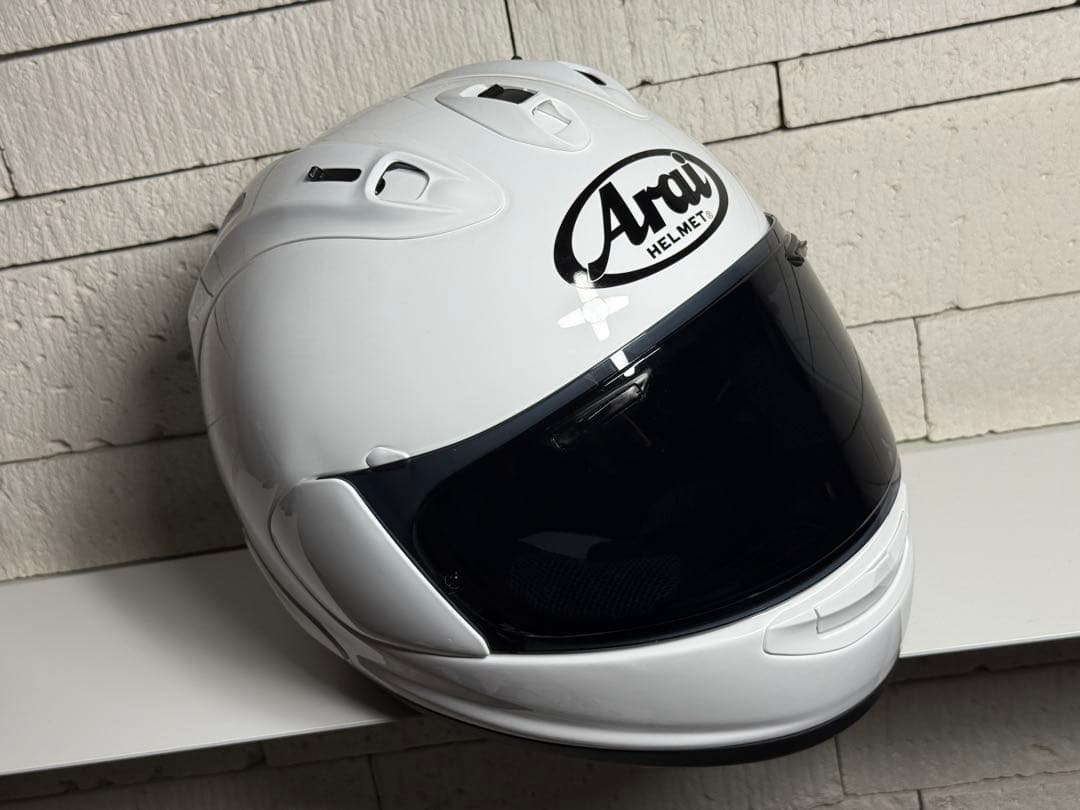 アライ(Arai) RX-7X ソリッドホワイト　（61.62センチ）