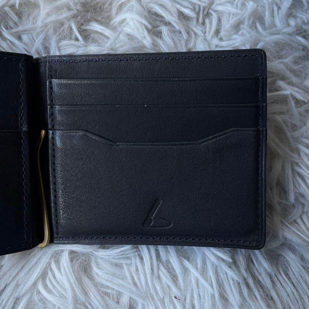 【極美品】土屋鞄 はビークル マネークリップ 財布