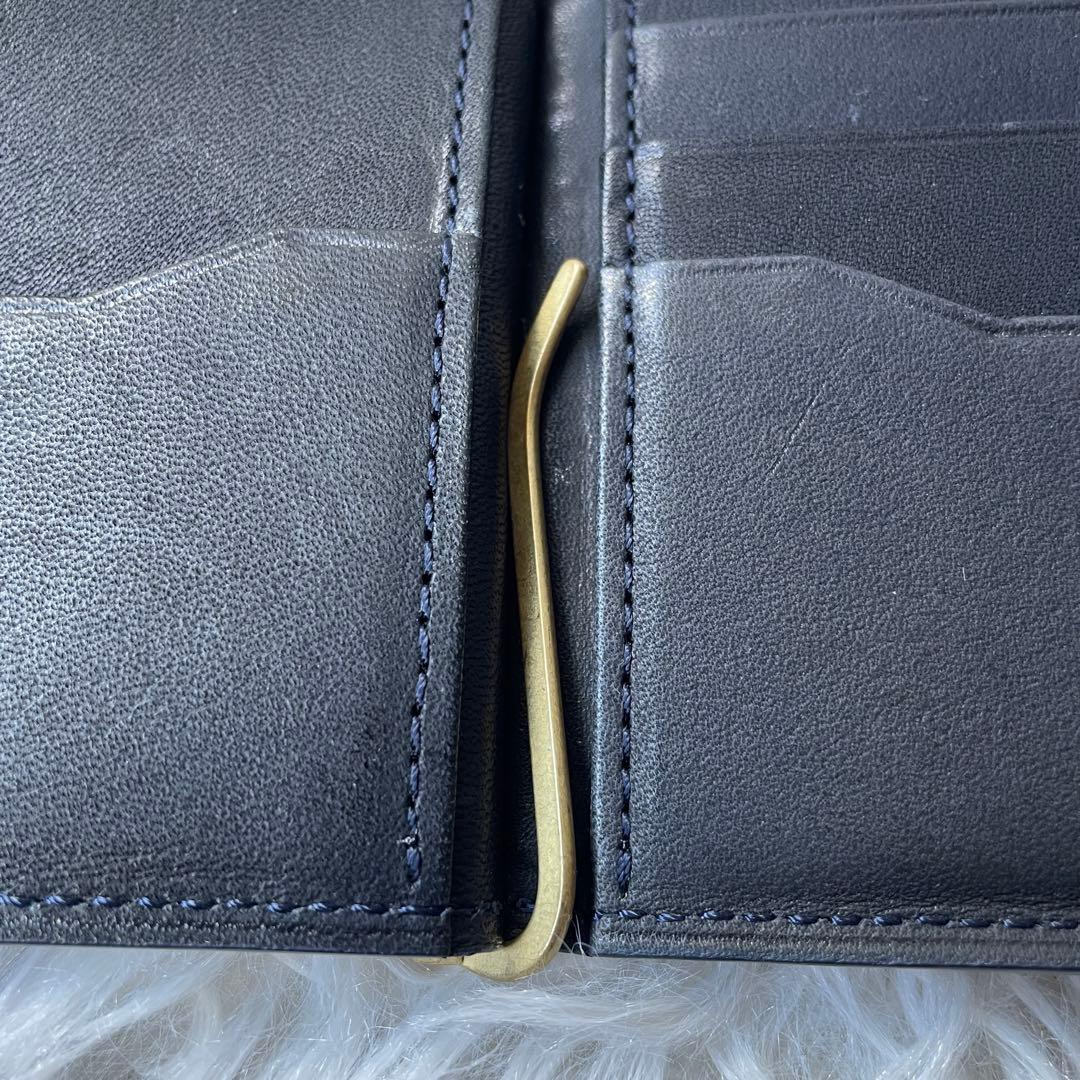 【極美品】土屋鞄 はビークル マネークリップ 財布