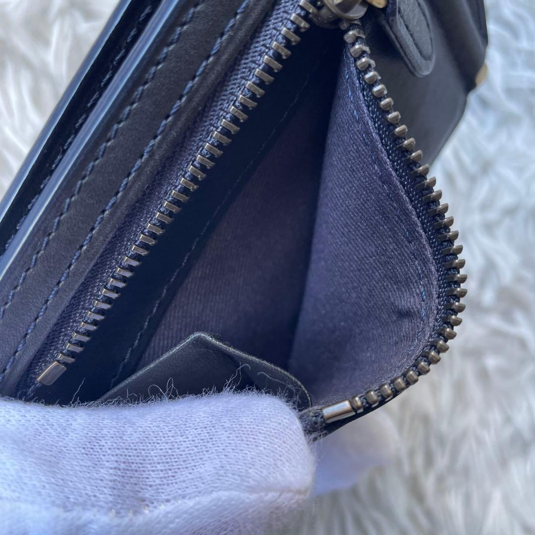 【極美品】土屋鞄 はビークル マネークリップ 財布