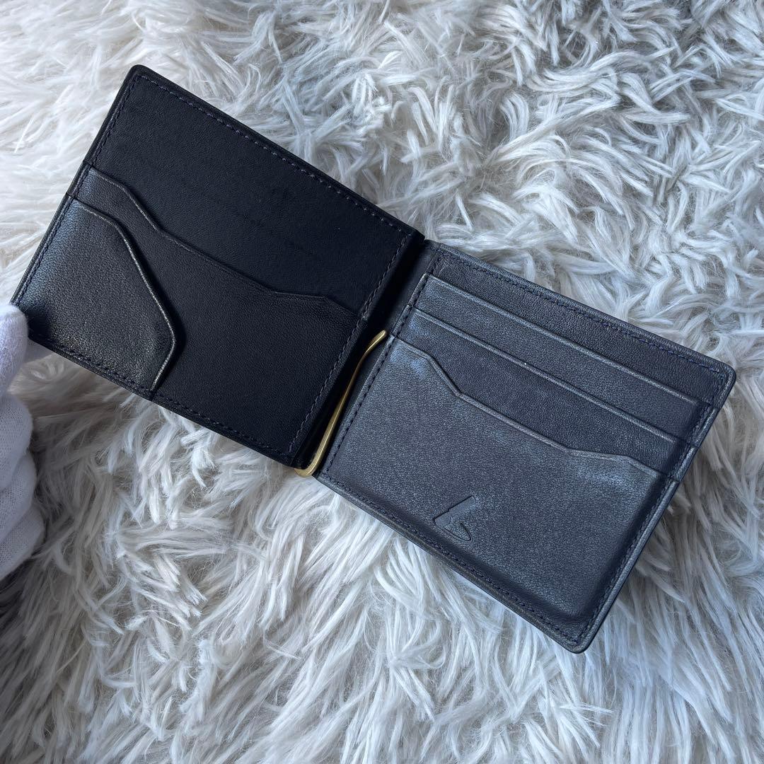 【極美品】土屋鞄 はビークル マネークリップ 財布