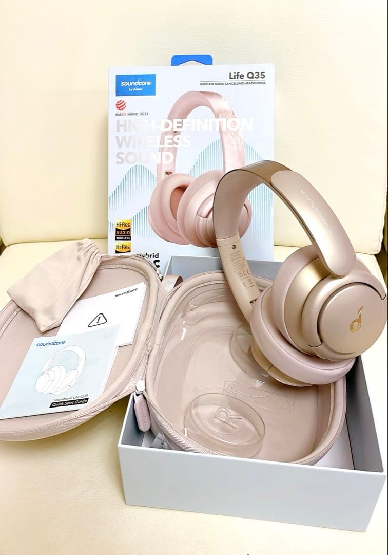 【未使用品✨美品】Anker Soundcore Life Q35 ピンク