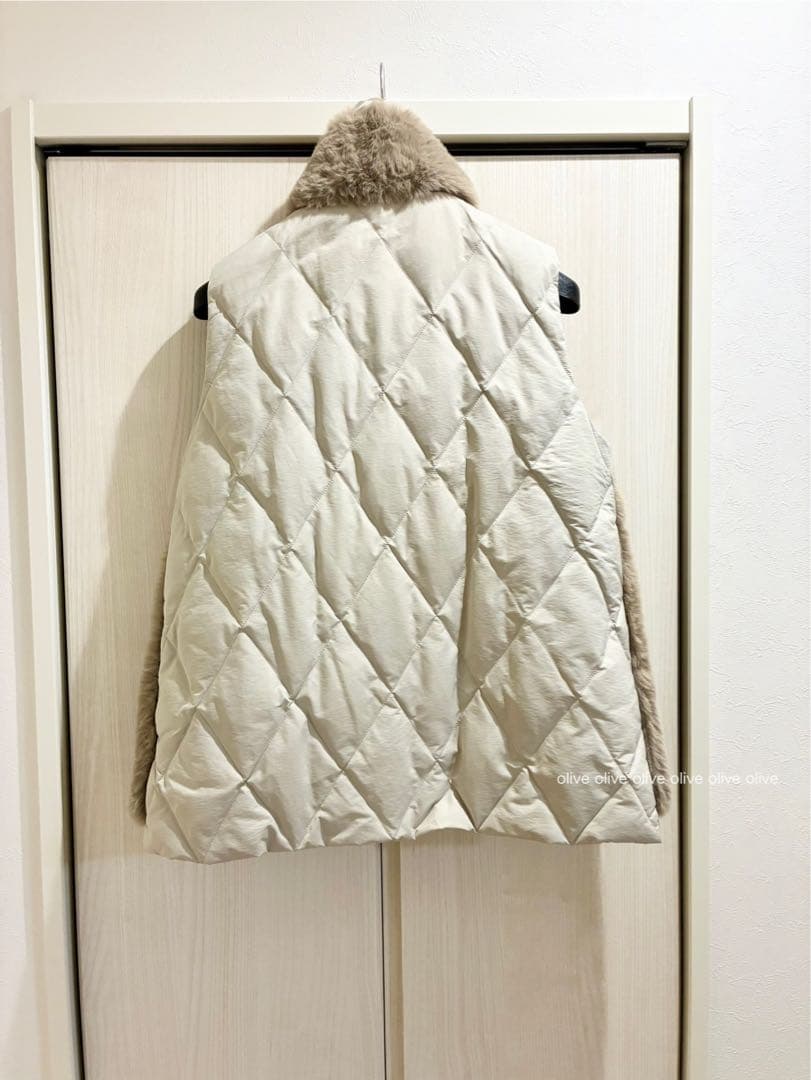 スコットクラブファードッキングキルティングベスト