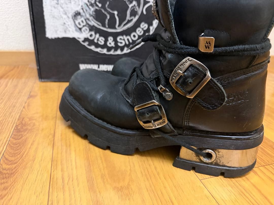 廃盤NEW ROCK エンジニアブーツ ブラック
