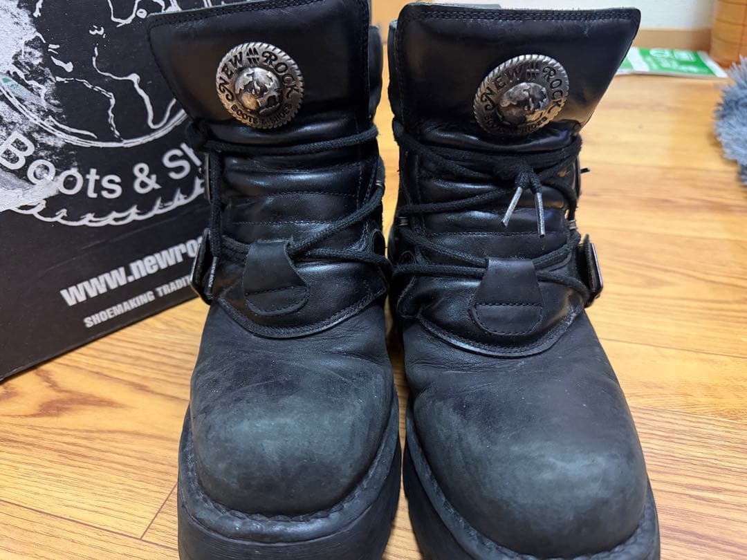 廃盤NEW ROCK エンジニアブーツ ブラック