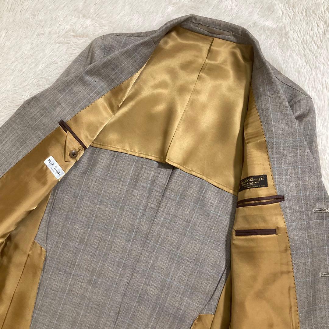 ポールスミス ロロピアーナ コラボ スーツ セットアップ ウール チェック