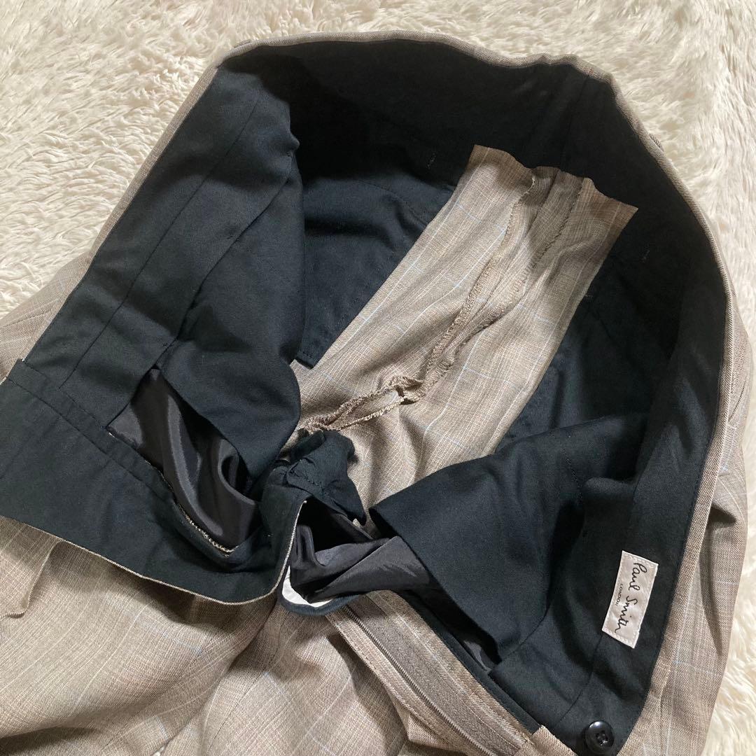 ポールスミス ロロピアーナ コラボ スーツ セットアップ ウール チェック