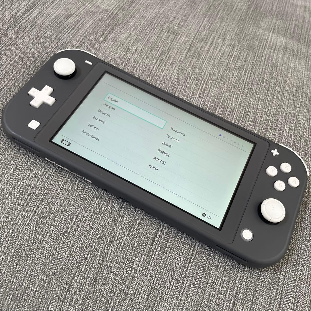 美品・動作確認済⭐︎Nintendo Switch Lite ライト グレー 本体