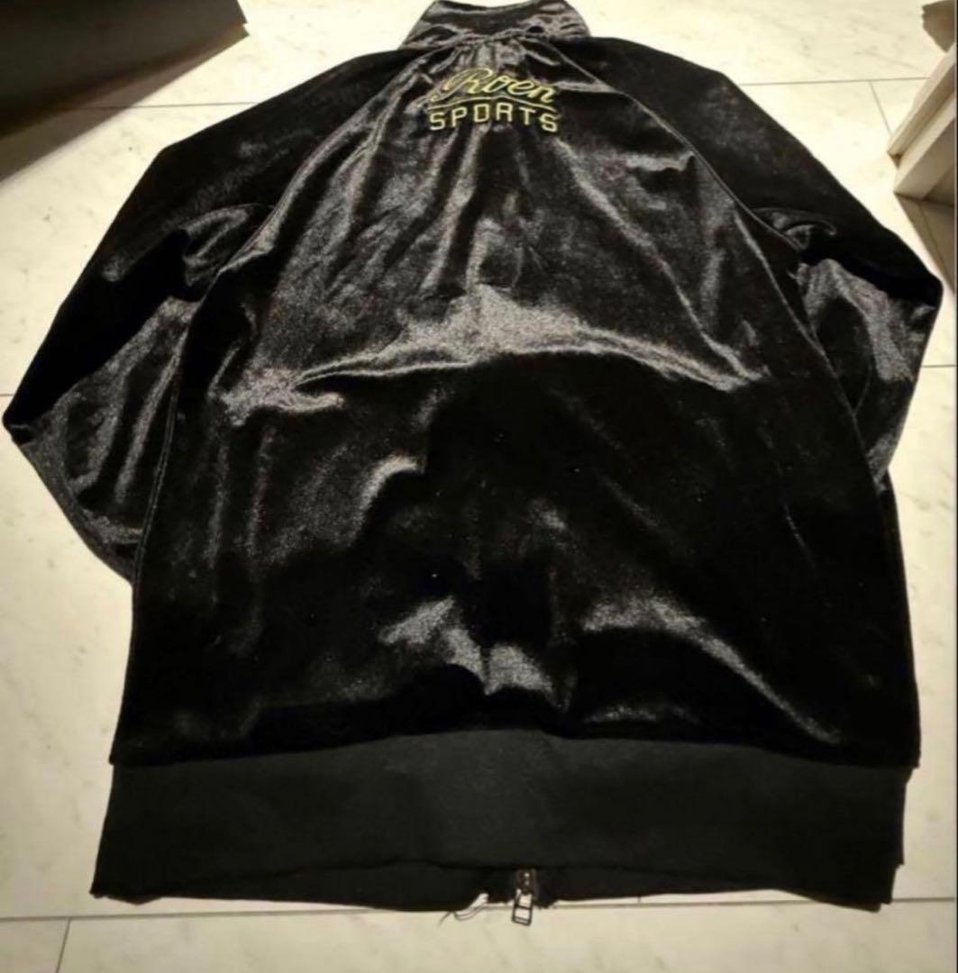 roen ロエン track jacket ベロアラインストーン ジャージset