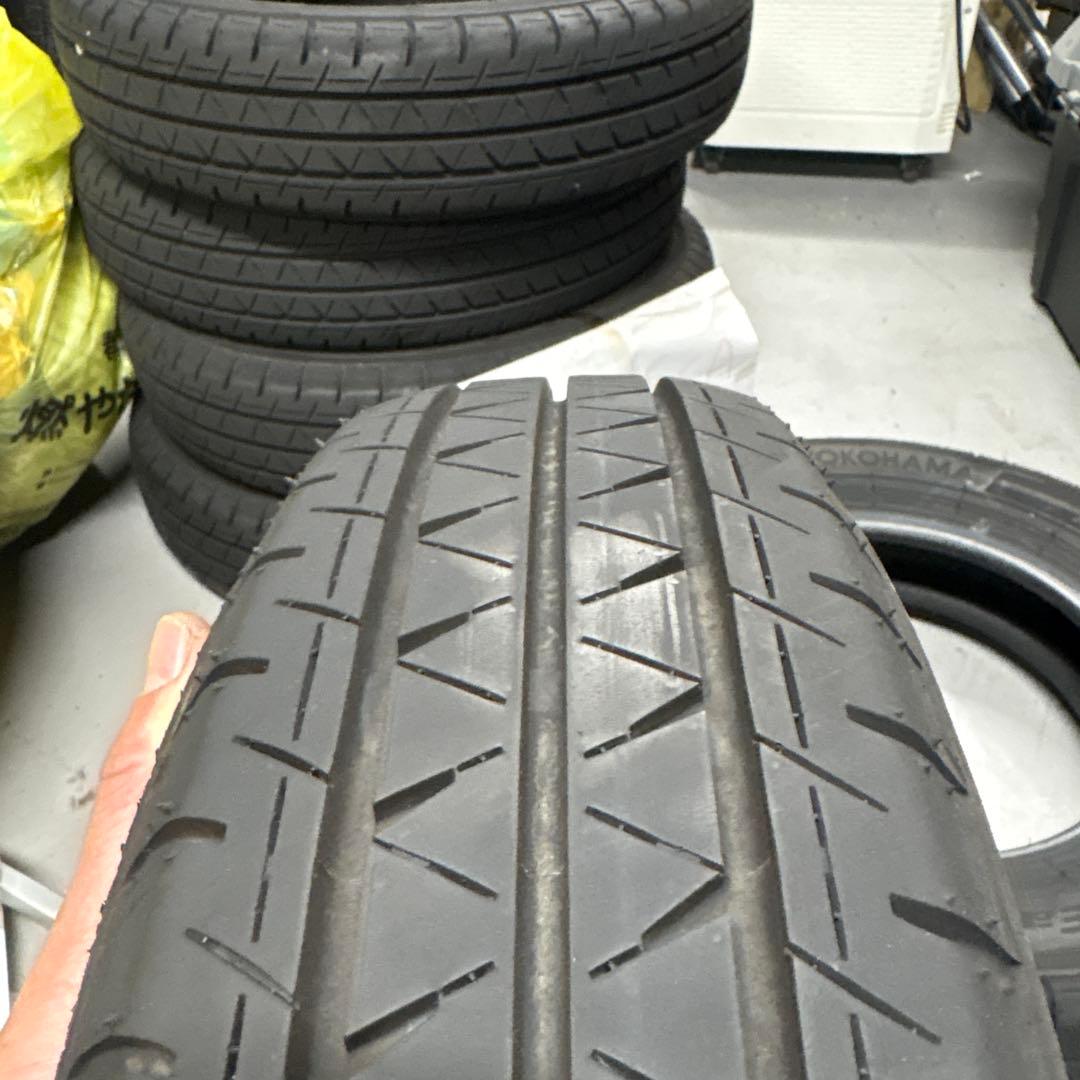 YOKOHAMA 2024年製新車外しタイヤ4本軽トラ軽バン 145/80R12