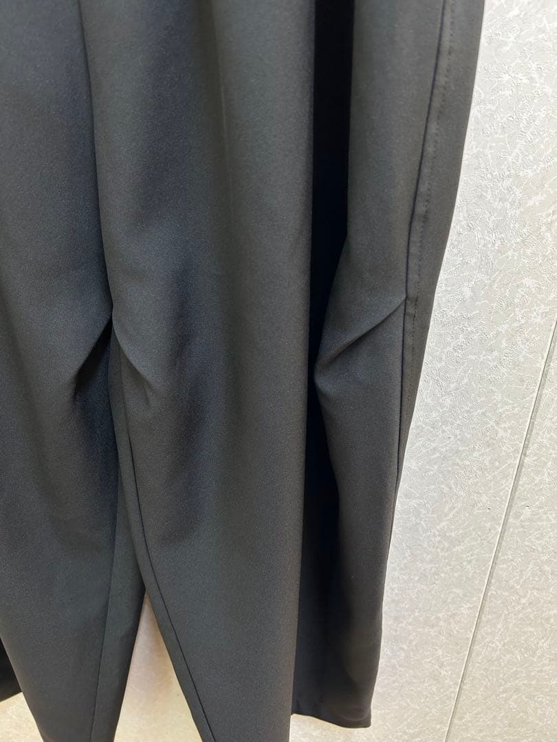 mizuiro ind ワイドカーゴパンツ イージーパンツ　ブラック