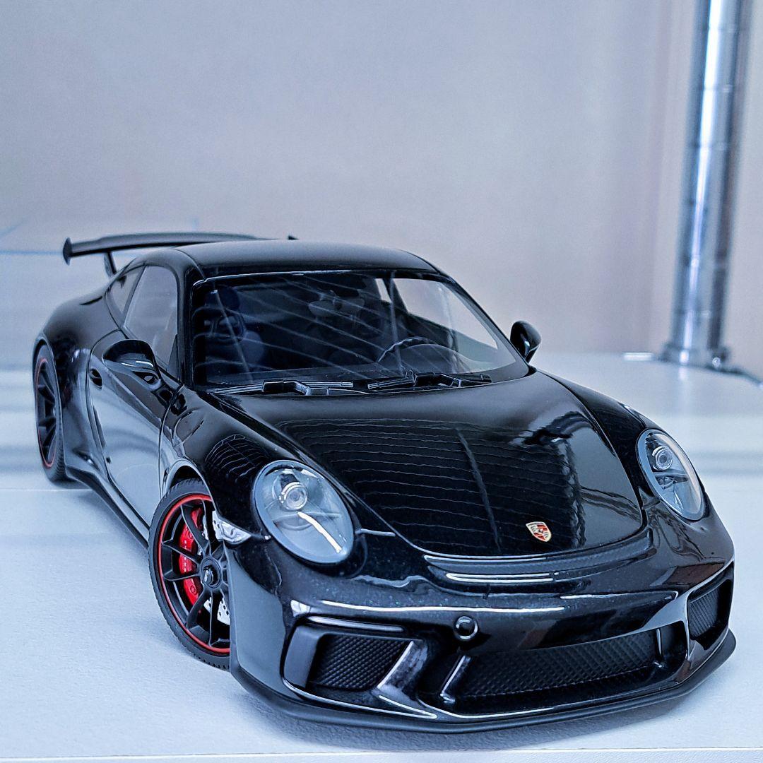【開封美品】 ミニチャンプス 1/18 ポルシェ 911 GT3 (2017)