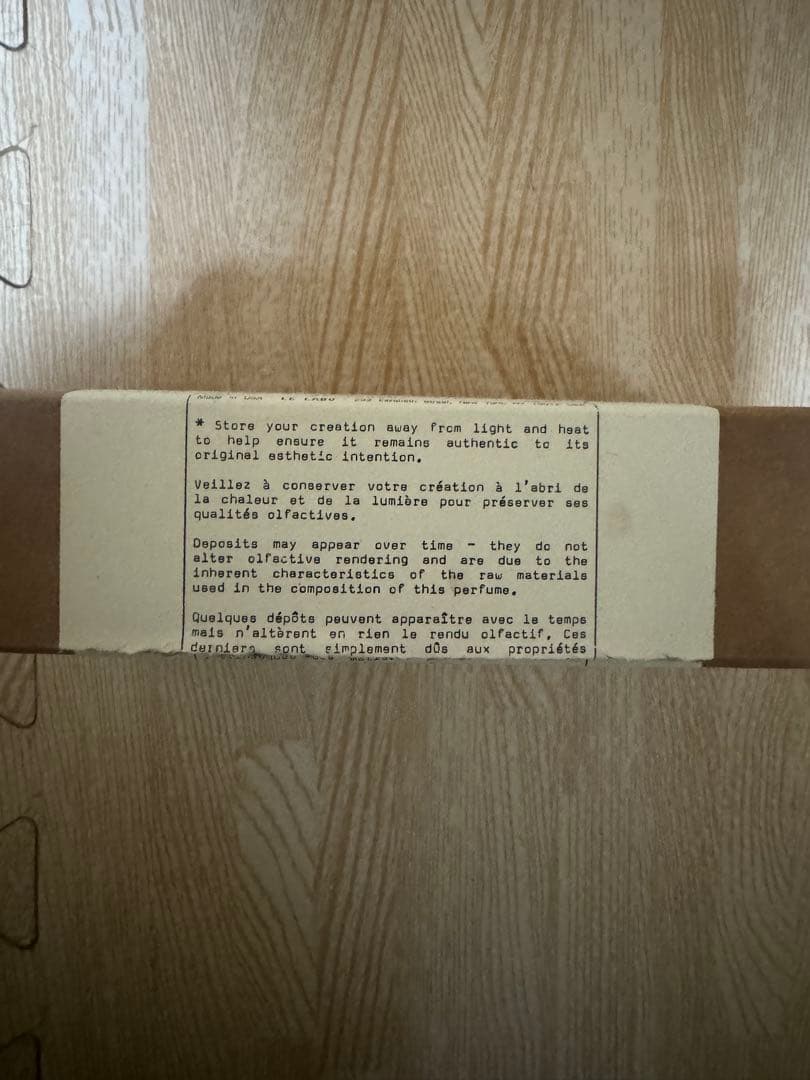 LE LABO THE NOIR 29 15ml オードパルファム