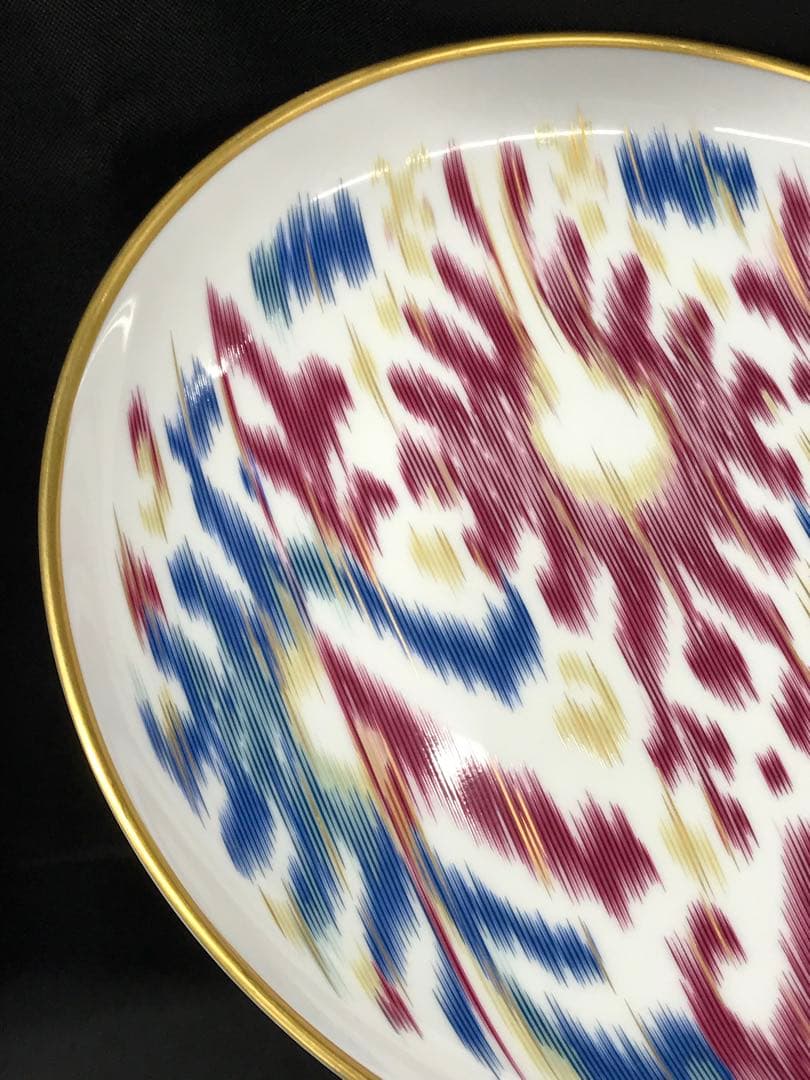 【美品】HERMES エルメス　ヴォヤージュ　アン　イカット　プレート　2P