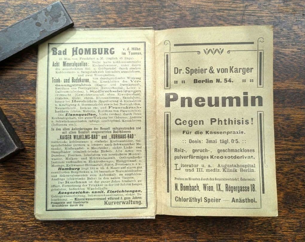 激レア！ドイツ 19世紀 アンティーク 洋書 医学 薬学 医療 古書 広告