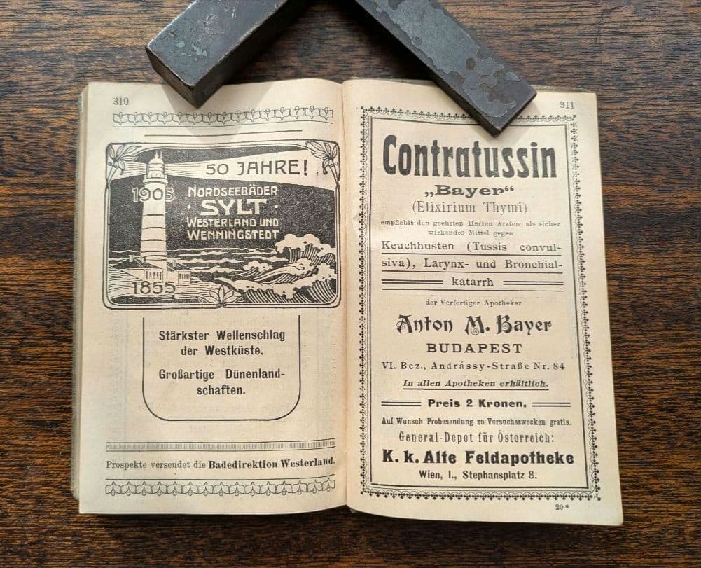 激レア！ドイツ 19世紀 アンティーク 洋書 医学 薬学 医療 古書 広告