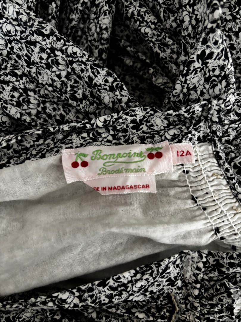 （美品）Bonpointリバティワンピース　12A ボンポワン