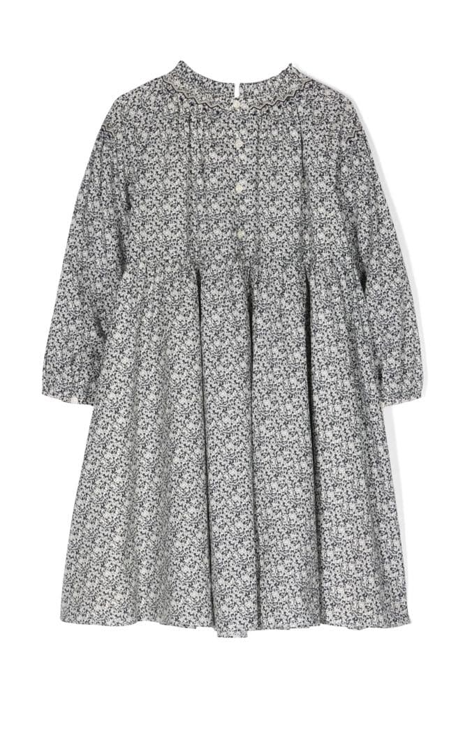 （美品）Bonpointリバティワンピース　12A ボンポワン