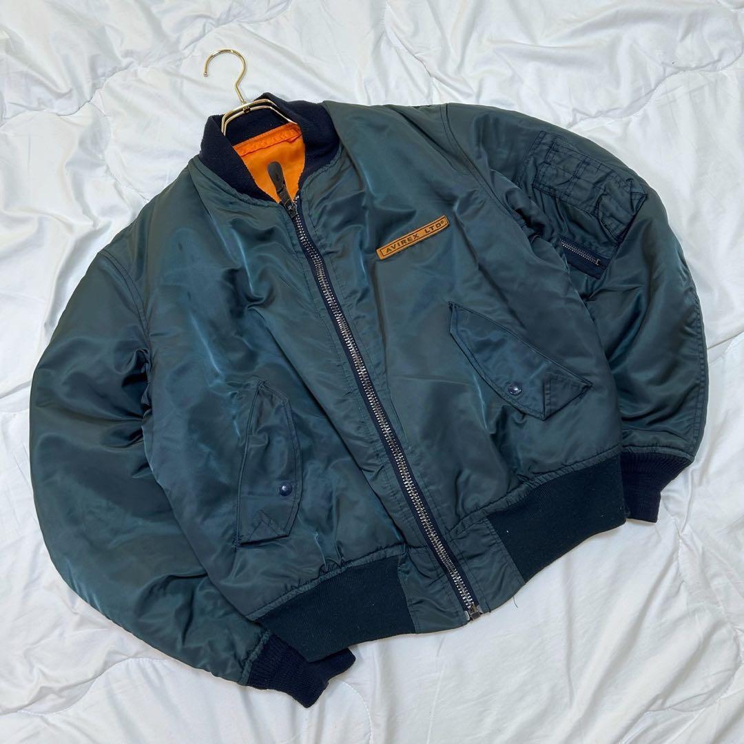 AVIREX アヴィレックス アーチロゴ 胸タグ MA-1 フライトジャケット