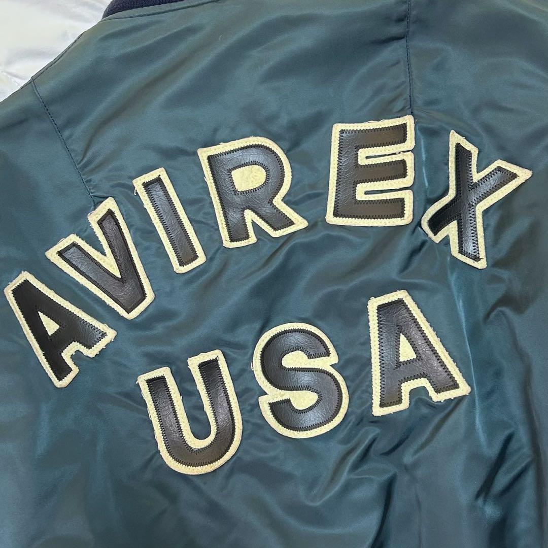 AVIREX アヴィレックス アーチロゴ 胸タグ MA-1 フライトジャケット
