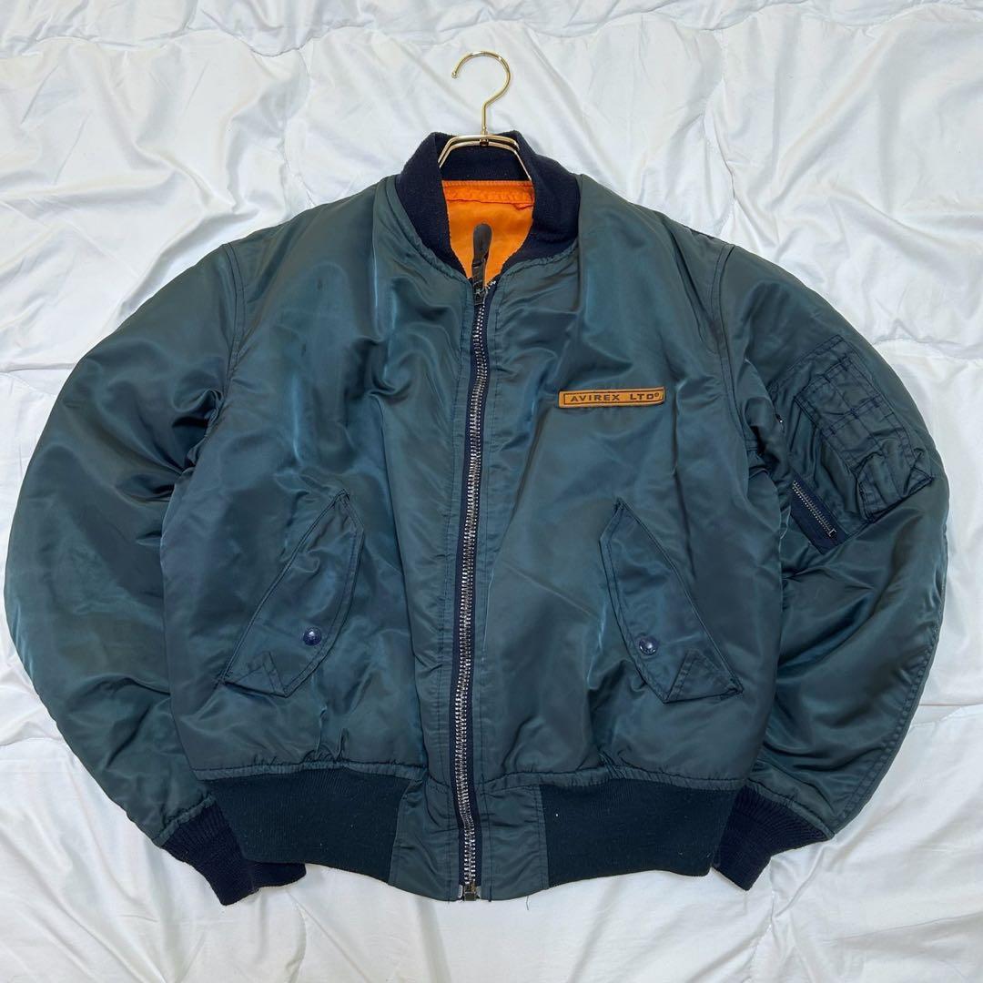 AVIREX アヴィレックス アーチロゴ 胸タグ MA-1 フライトジャケット